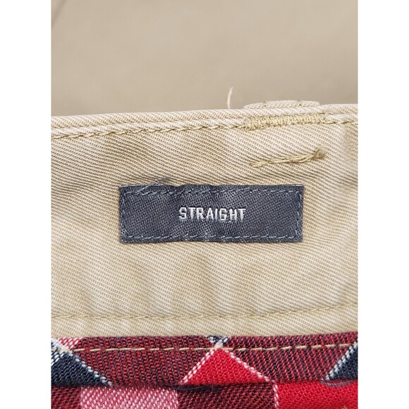 Bonobos‎ Chino Pants Men's 38x30 Beige Khaki Straight Flat Cotton - Picture 5 of 7